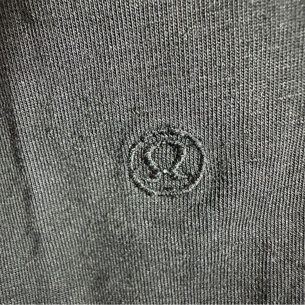 LULULEMON Classic-Fit Cotton-Blend Black Dress With Side Slits Size 6 EUC - Picture 7 of 8